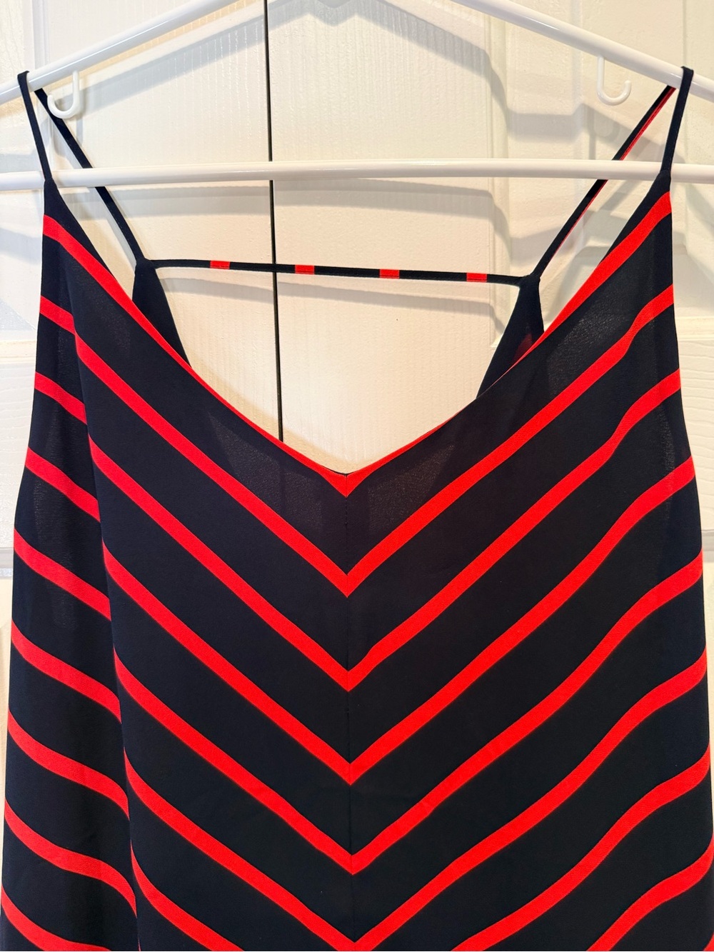 LOFT Navy Tank Top with Red Trim - Picture 3 of 6
